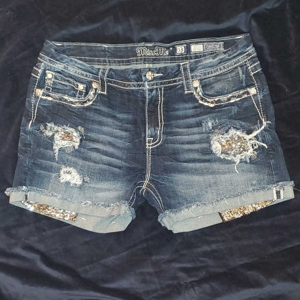 Miss Me sequin shorts 33